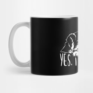 Border Collie I herd you herding dog saying Mug